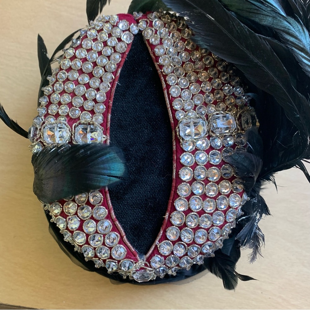 OOAK hat jeweled performance stage performer rock star musician singer festival - Picture 12 of 16